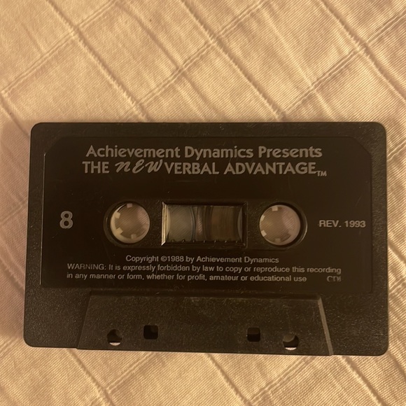 Achievement dynamics the new verbal advantage Cassette tapes - Picture 10 of 12